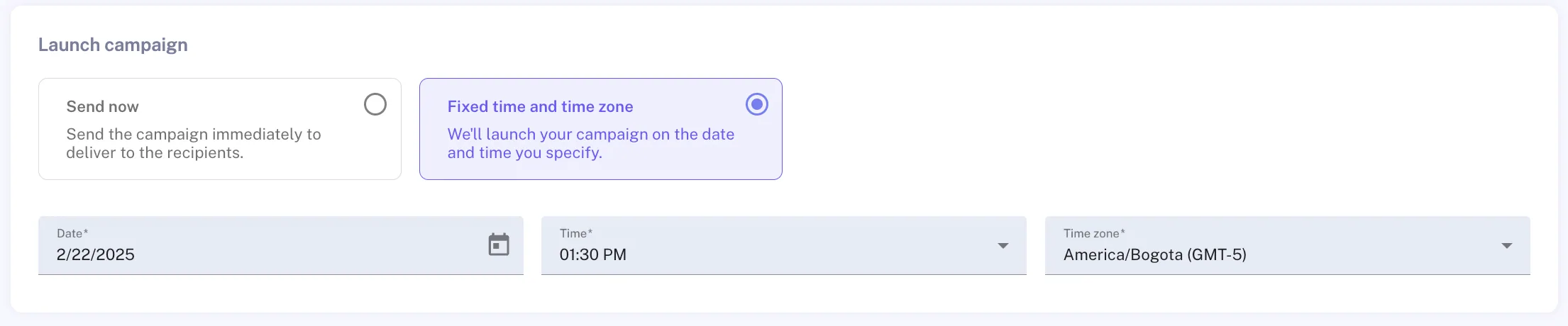 List of scheduled campaigns in Spellty