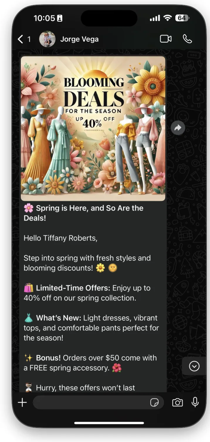 Spellty Campaigns dashboard